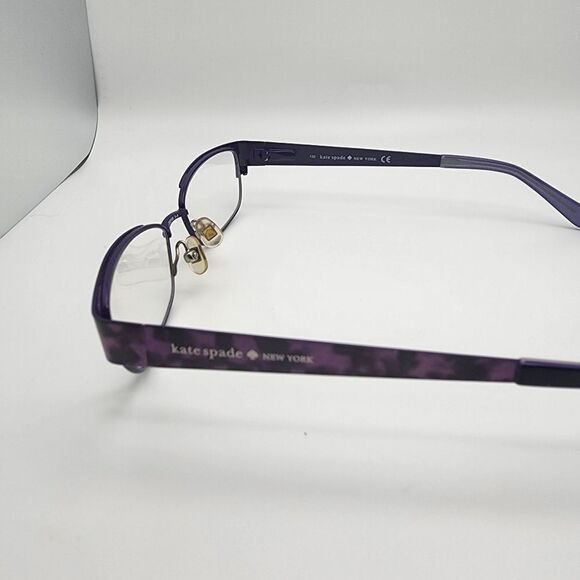 Kate Spade Jossina Purple Tortoiseshell Prescription Glasses Frames - Picture 6 of 11